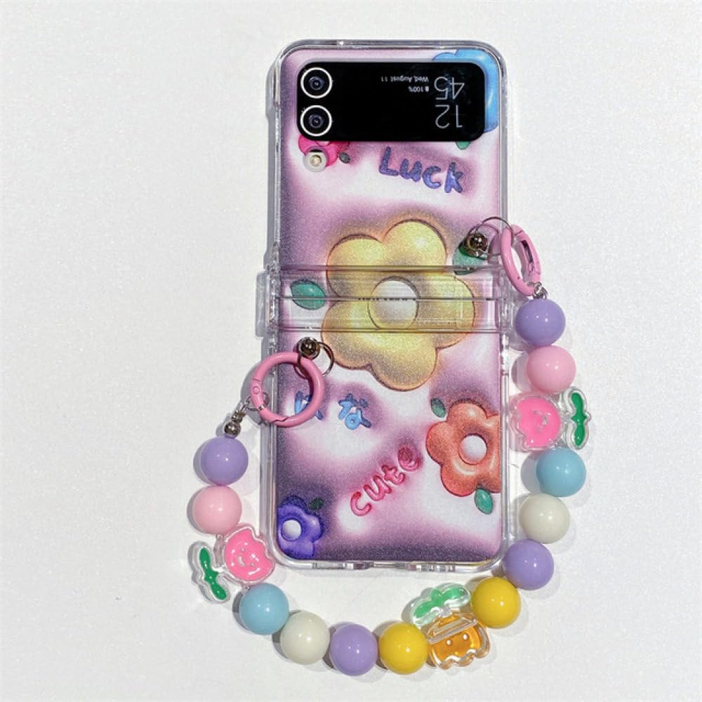 Amazon.co.jp: フラワー電話ケース Samsung Galaxy Z Flip 3 Z